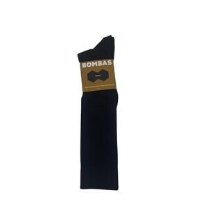 Bombas One Pair Black Lightweight Dress Socks Unisex Adults Size Large